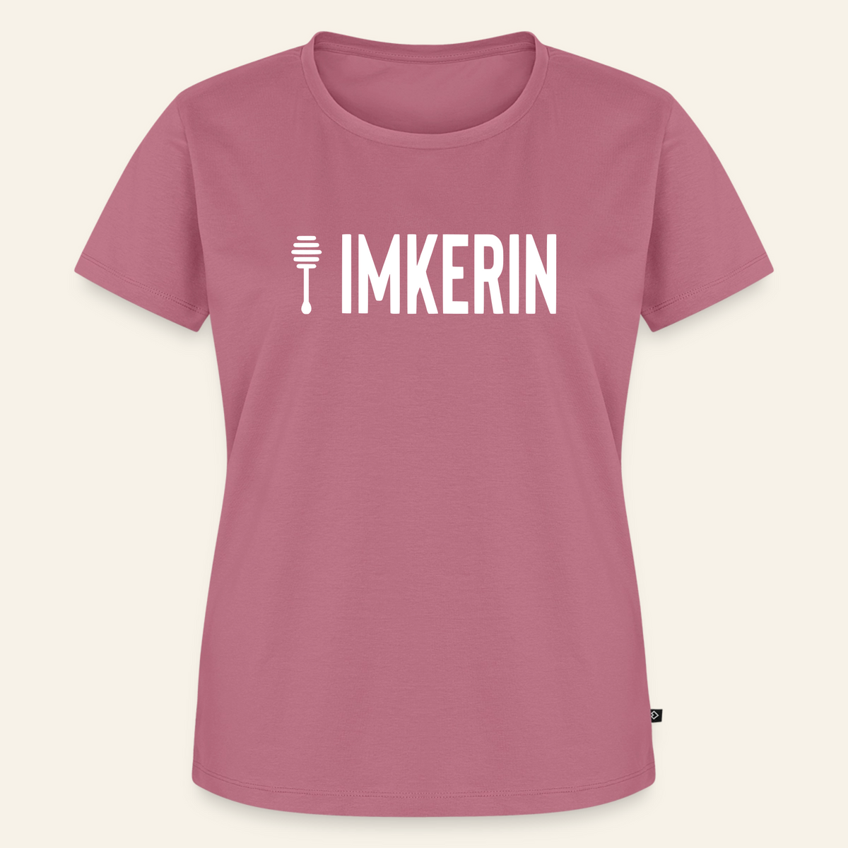 IMKERIN Honig Prime T-Shirt in Mauve – Vorderseite
