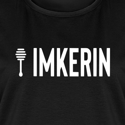 IMKERIN Honig Prime T-Shirt in Schwarz – Druck im Detail