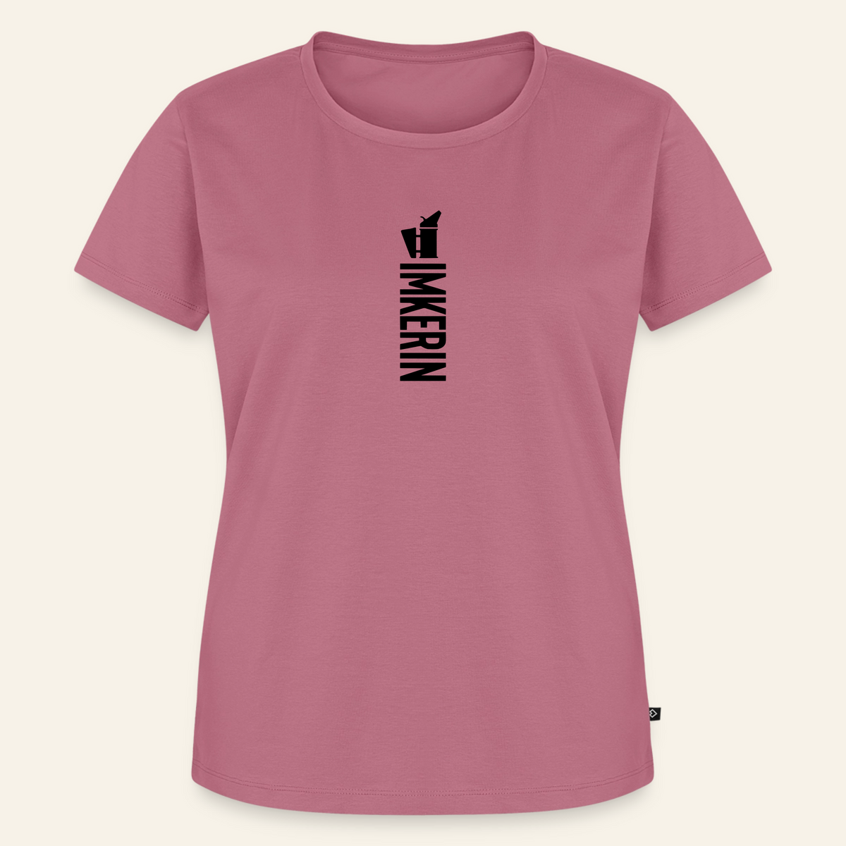 IMKERIN Smoker Alpha T-Shirt in Mauve – Vorderseite