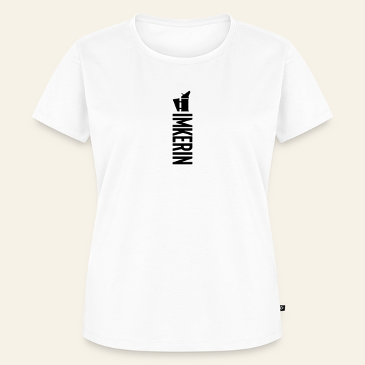 IMKERIN Smoker Alpha T-Shirt in Weiß – Vorderseite