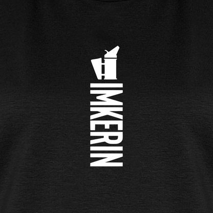 IMKERIN Smoker Alpha T-Shirt in Schwarz – Druck im Detail