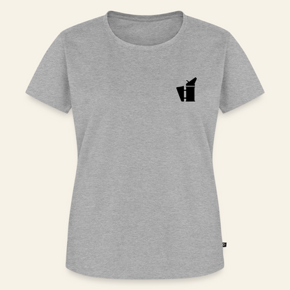 IMKERIN Smoker Bravo T-Shirt in Grau – Vorderseite