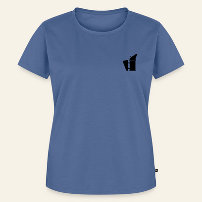 IMKERIN Smoker Bravo T-Shirt in Steinblau – Vorderseite
