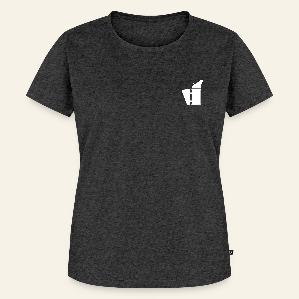 IMKERIN Smoker Bravo T-Shirt in Anthrazit – Vorderseite