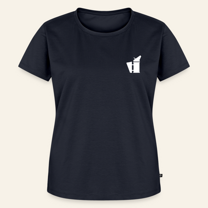 IMKERIN Smoker Bravo T-Shirt in Dunkelblau – Vorderseite