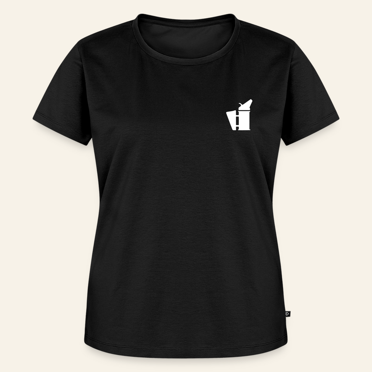 IMKERIN Smoker Bravo T-Shirt in Schwarz – Vorderseite