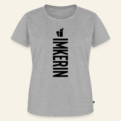 IMKERIN Smoker Charlie T-Shirt in Grau – Vorderseite