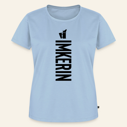 IMKERIN Smoker Charlie T-Shirt in Hellblau – Vorderseite