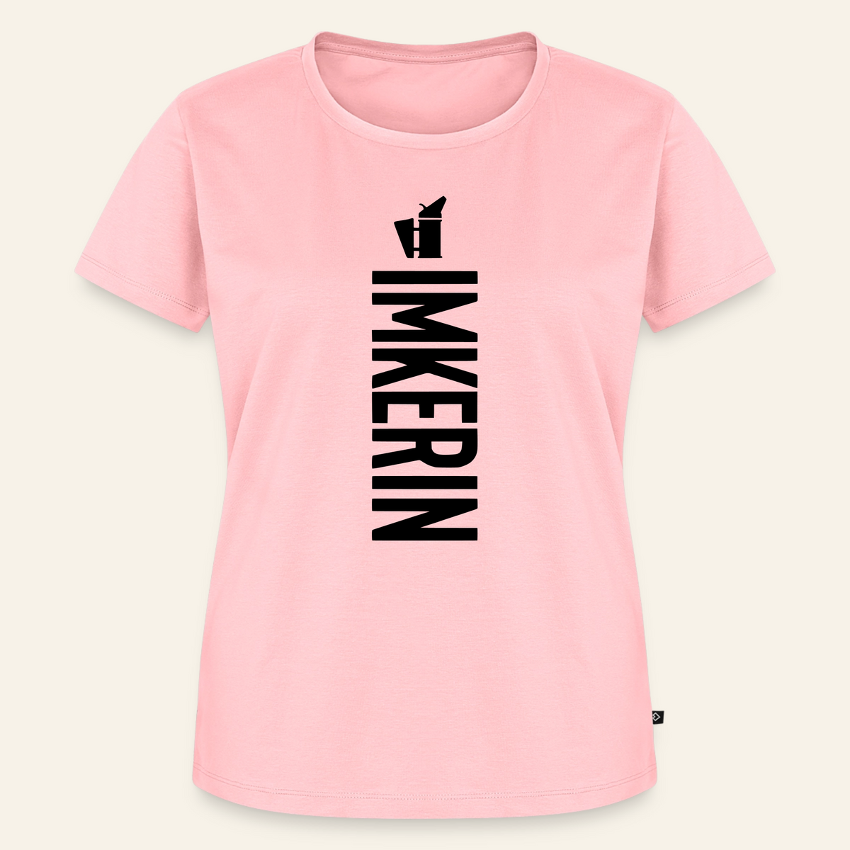 IMKERIN Smoker Charlie T-Shirt in Rosé – Vorderseite