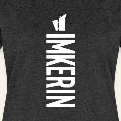 IMKERIN Smoker Charlie T-Shirt in Anthrazit – Druck im Detail