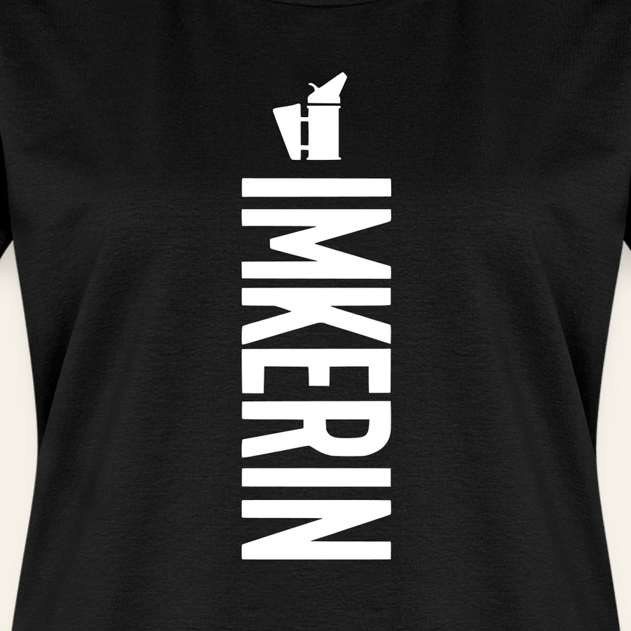 IMKERIN Smoker Charlie T-Shirt in Schwarz – Druck im Detail