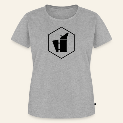 IMKERIN Smoker Delta Stark T-Shirt in Grau – Vorderseite