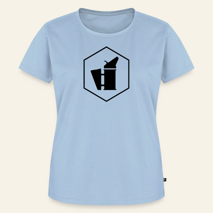 IMKERIN Smoker Delta Stark T-Shirt in Hellblau – Vorderseite