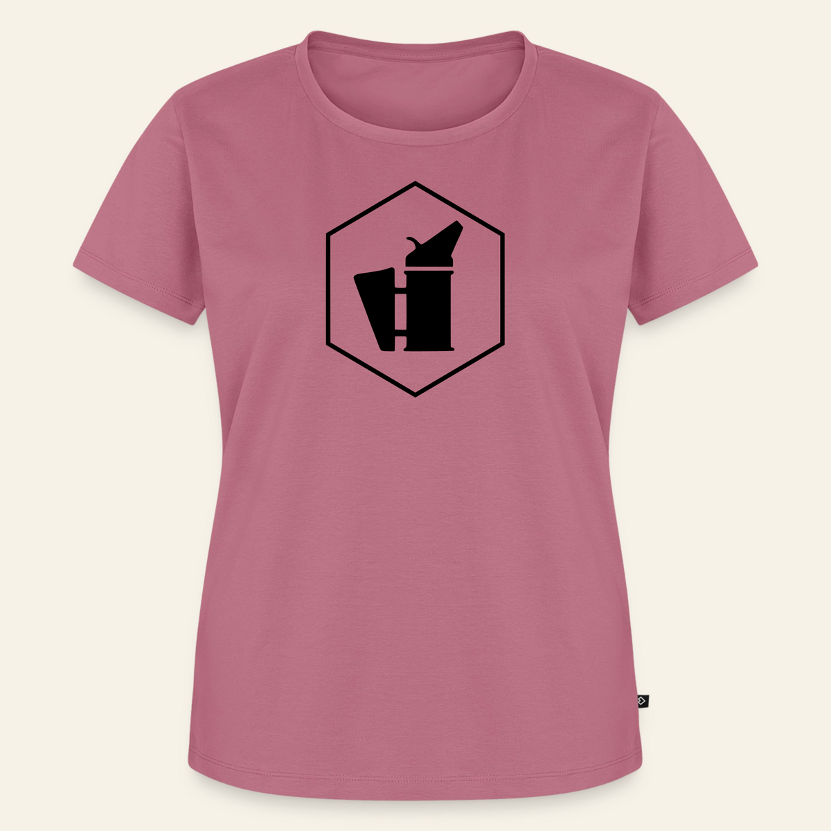 IMKERIN Smoker Delta Stark T-Shirt in Mauve – Vorderseite
