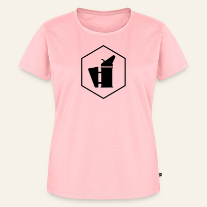 IMKERIN Smoker Delta Stark T-Shirt in Rosé – Vorderseite