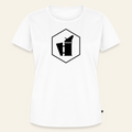 IMKERIN Smoker Delta Stark T-Shirt in Weiß – Vorderseite
