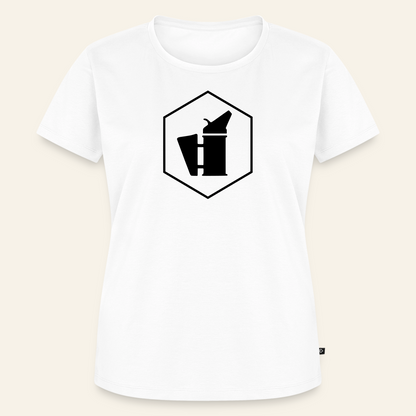 IMKERIN Smoker Delta Stark T-Shirt in Weiß – Vorderseite