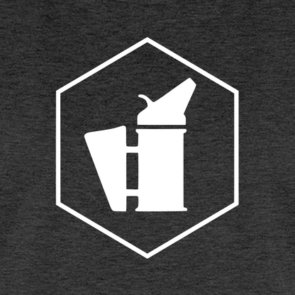 IMKERIN Smoker Delta Stark T-Shirt in Anthrazit – Druck im Detail