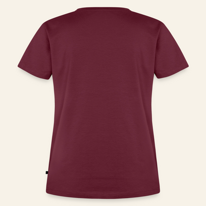 IMKERIN Smoker Delta Stark T-Shirt in Bordeaux – Rückseite ohne Druck