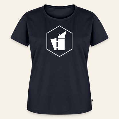 IMKERIN Smoker Delta Stark T-Shirt in Dunkelblau – Vorderseite