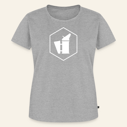 IMKERIN Smoker Delta Stark T-Shirt in Grau – Vorderseite