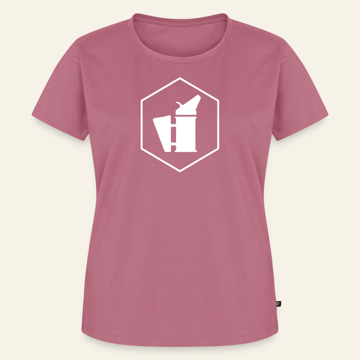 IMKERIN Smoker Delta Stark T-Shirt in Mauve – Vorderseite