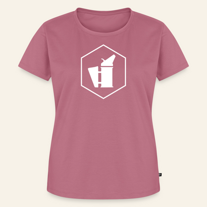 IMKERIN Smoker Delta Stark T-Shirt in Mauve – Vorderseite