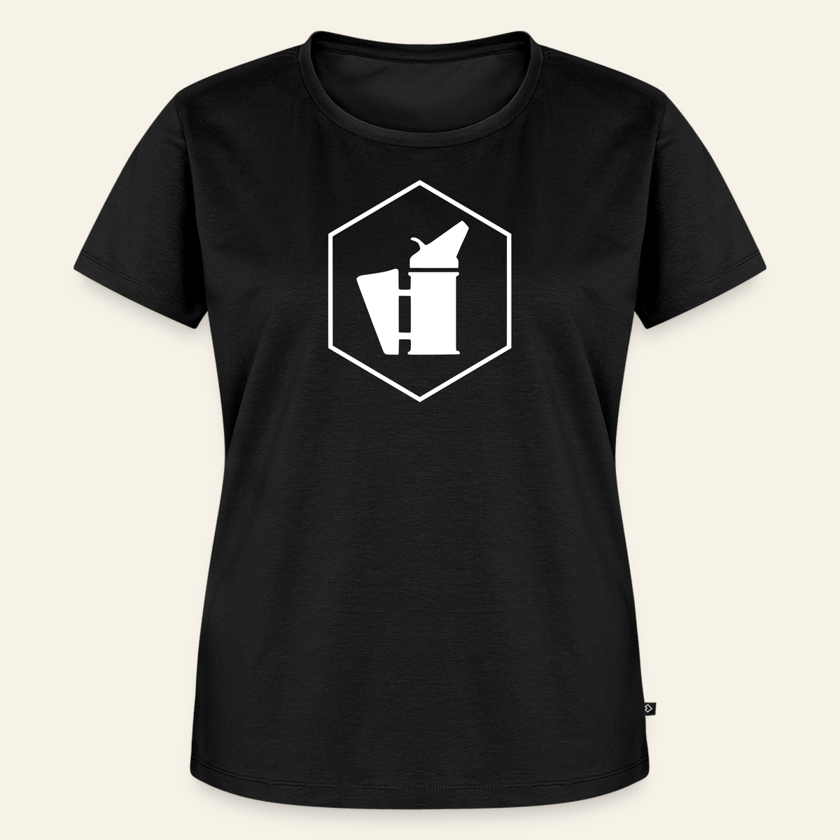 IMKERIN Smoker Delta Stark T-Shirt in Schwarz – Vorderseite