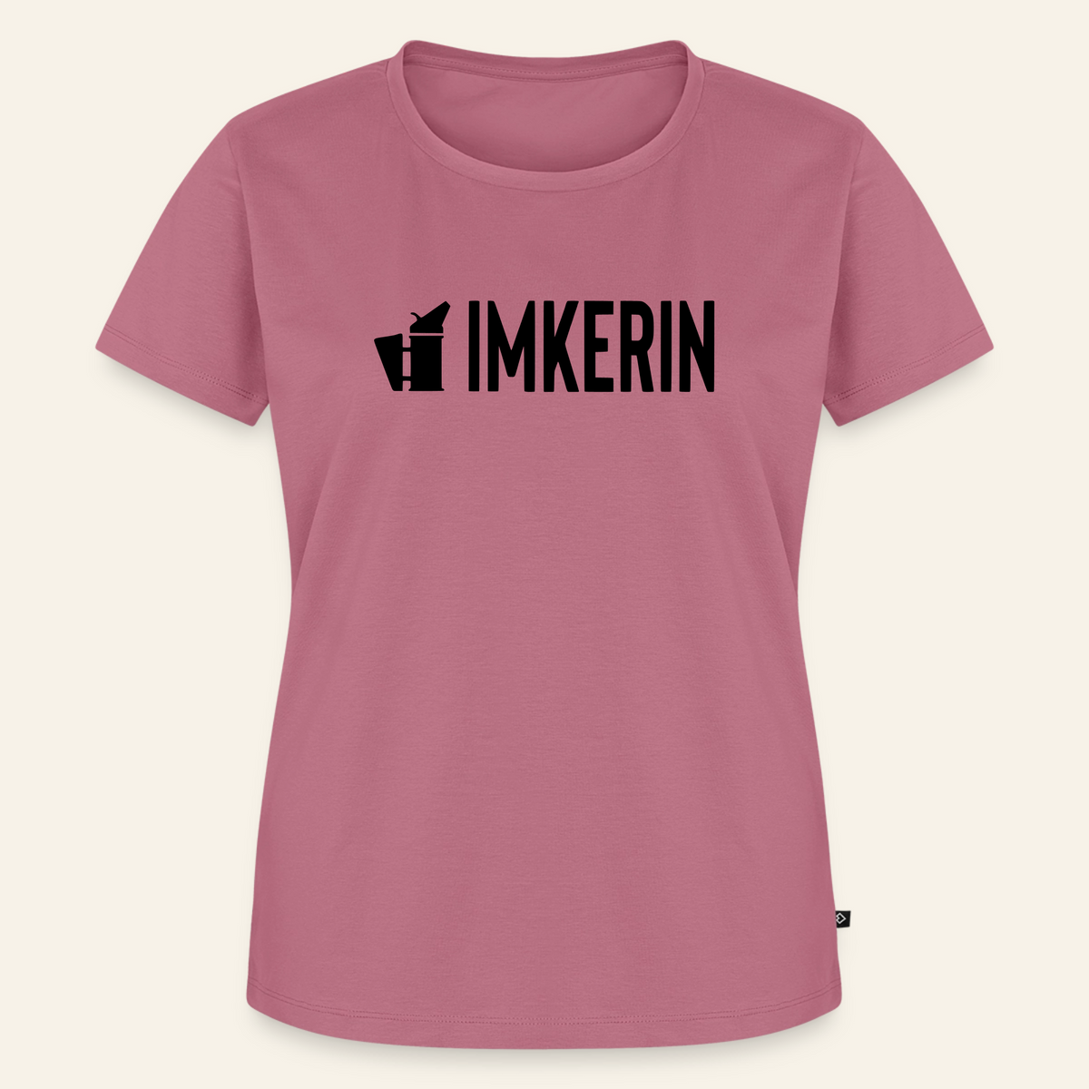 IMKERIN Smoker Prime T-Shirt in Mauve – Vorderseite