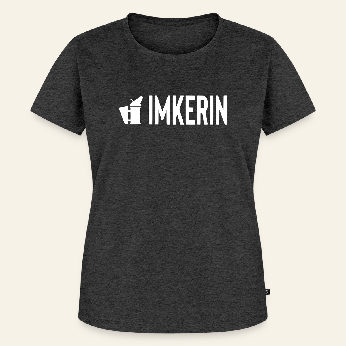 IMKERIN Smoker Prime T-Shirt in Anthrazit – Vorderseite