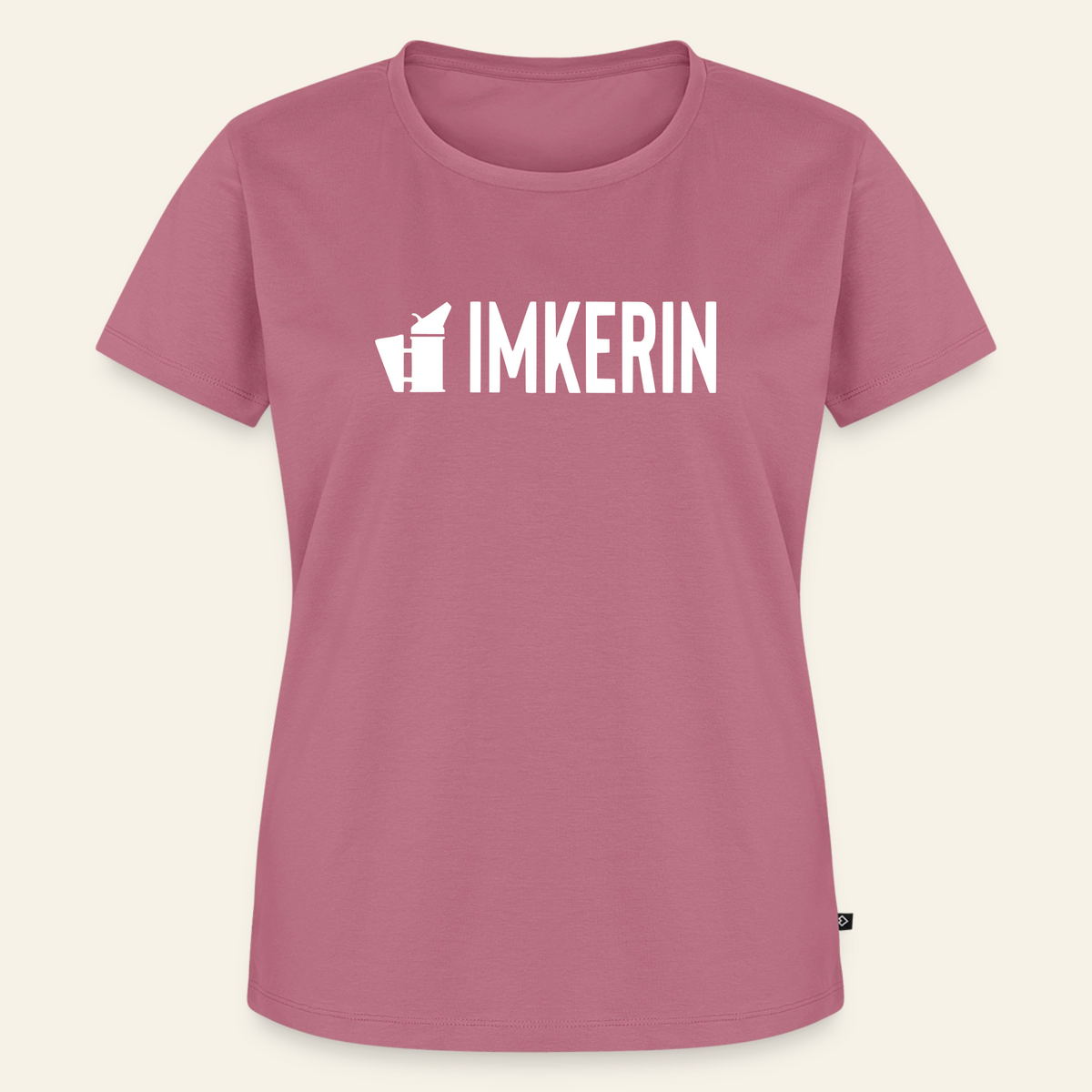 IMKERIN Smoker Prime T-Shirt in Mauve – Vorderseite