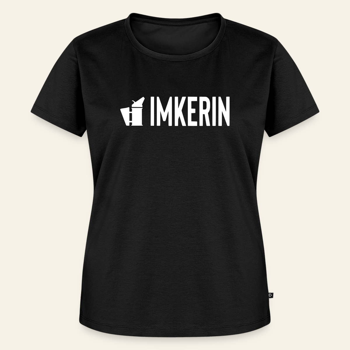 IMKERIN Smoker Prime T-Shirt in Schwarz – Vorderseite