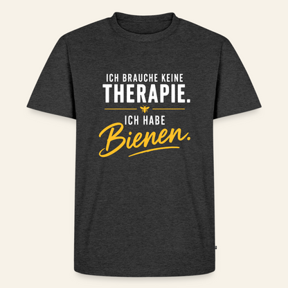 Imkerzeichen T-Shirt in Anthrazit – Vorderseite
