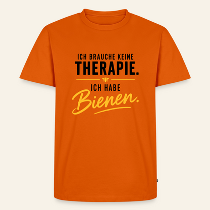 Imkerzeichen T-Shirt in Orange – Vorderseite