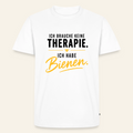 Imkerzeichen T-Shirt in Weiß – Vorderseite