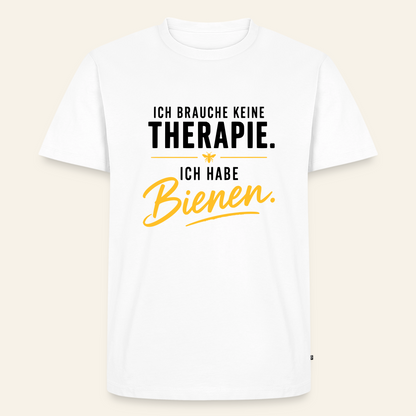 Imkerzeichen T-Shirt in Weiß – Vorderseite