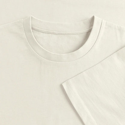Komplize T-Shirt in Naturweiß – Stoff im Detail