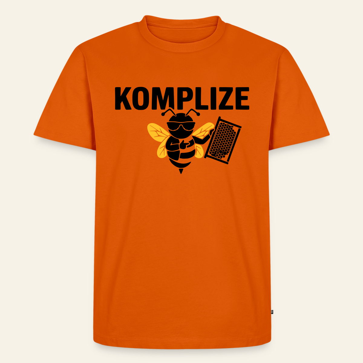 Komplize T-Shirt in Orange – Vorderseite
