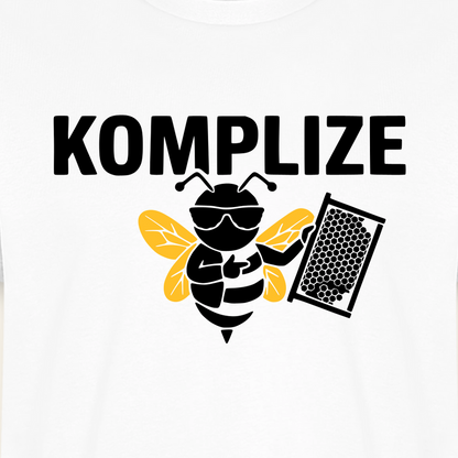 Komplize T-Shirt in Weiß – Druck im Detail