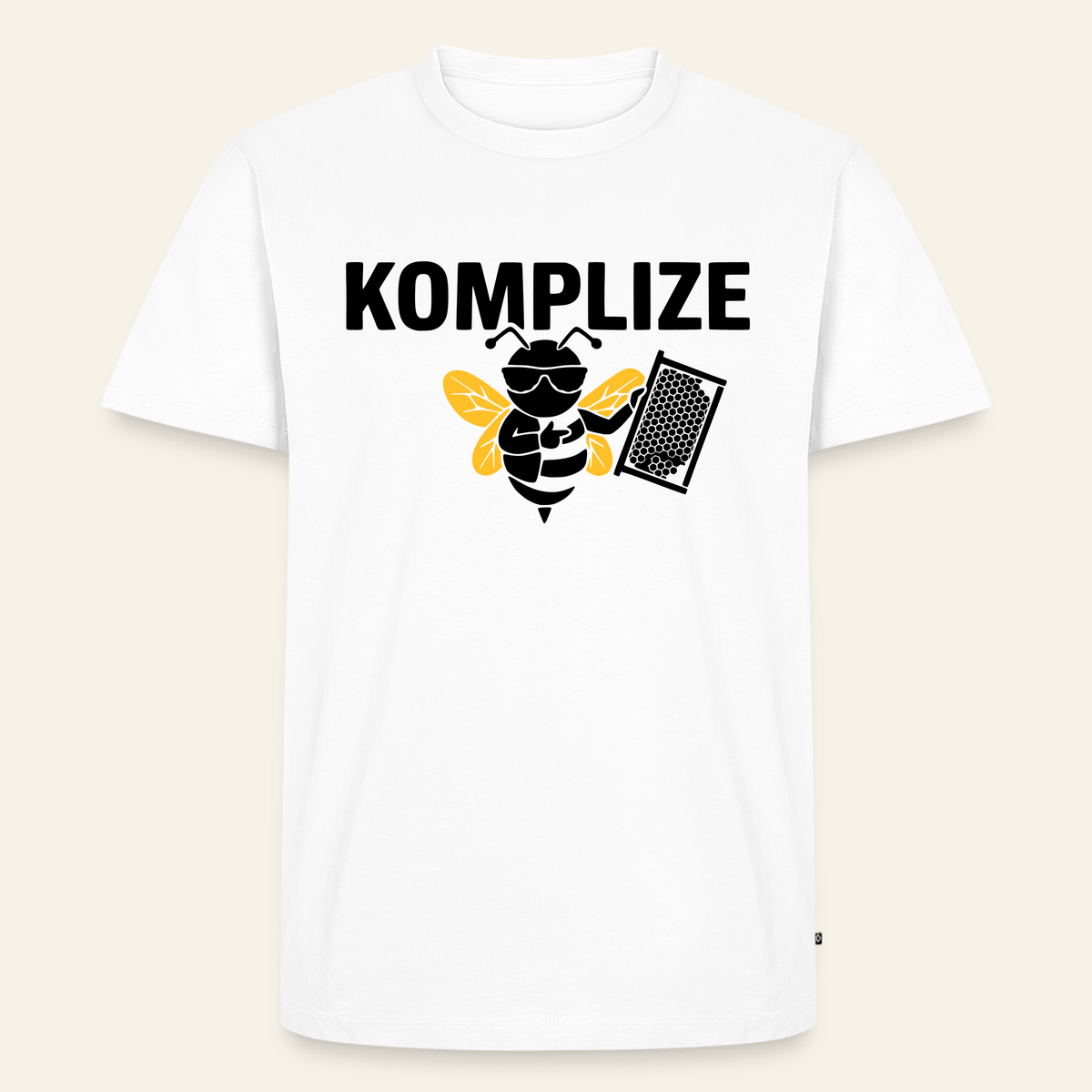 Komplize T-Shirt in Weiß – Vorderseite