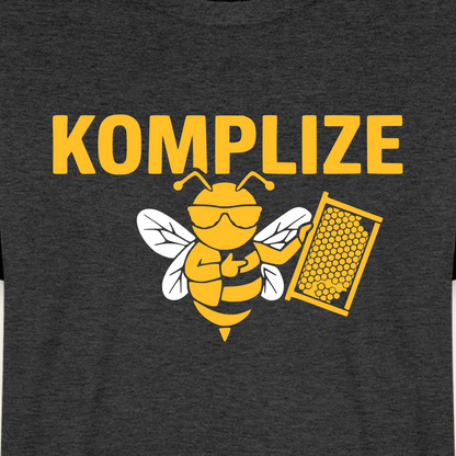 Komplize T-Shirt in Anthrazit – Druck im Detail