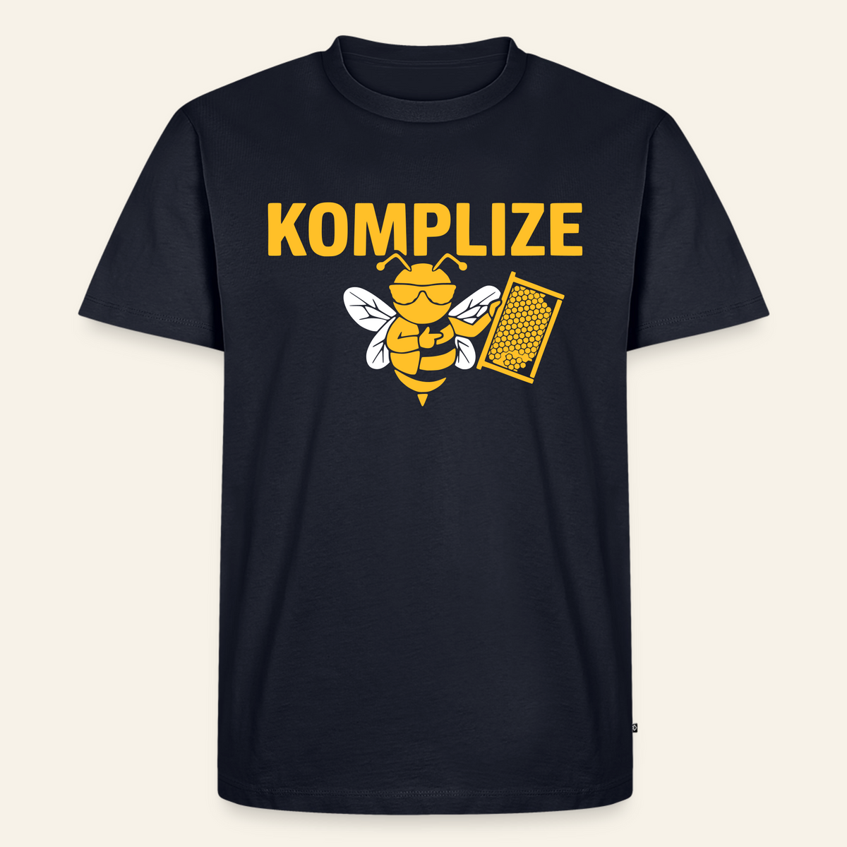 Komplize T-Shirt in Dunkelblau – Vorderseite
