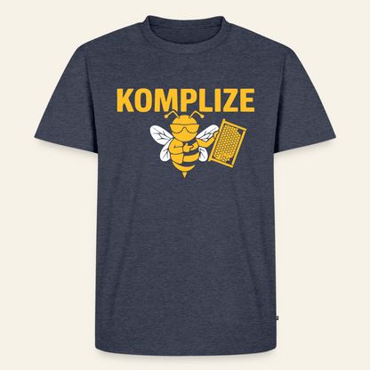 Komplize T-Shirt in Jeansblau – Vorderseite