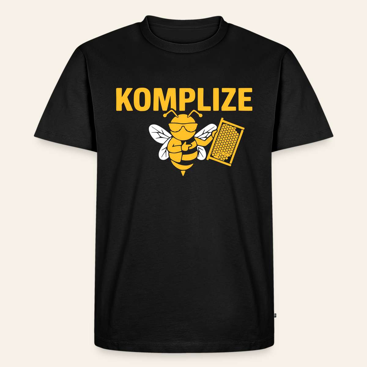 Komplize T-Shirt in Schwarz – Vorderseite