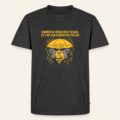 Regenwetter T-Shirt in Anthrazit – Vorderseite
