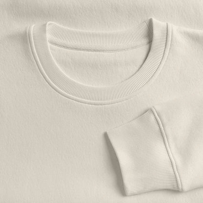 Honig Dealer Sweatshirt in Beige – Stoff im Detail
