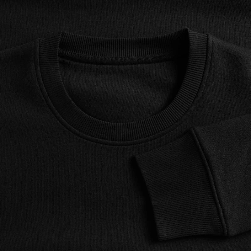 Honig Dealer Sweatshirt in Schwarz – Stoff im Detail