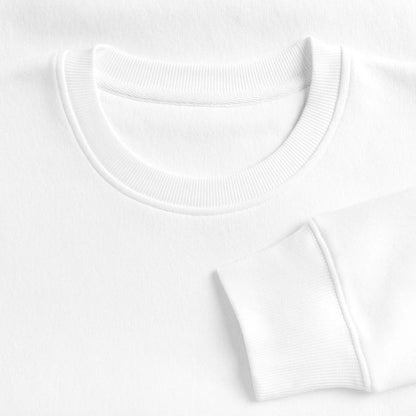 Honig Dealer Sweatshirt in Weiß – Stoff im Detail