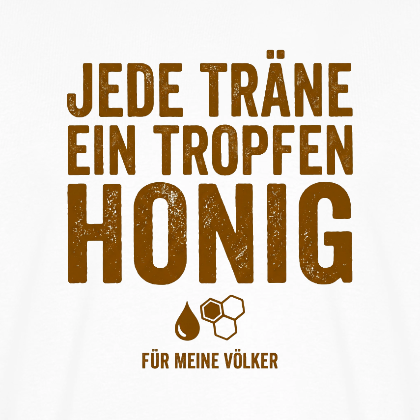 Völkerliebe T-Shirt in Weiß – Druck im Detail