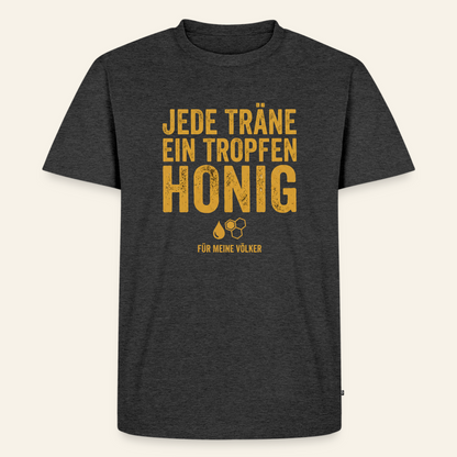 Völkerliebe T-Shirt in Anthrazit – Vorderseite